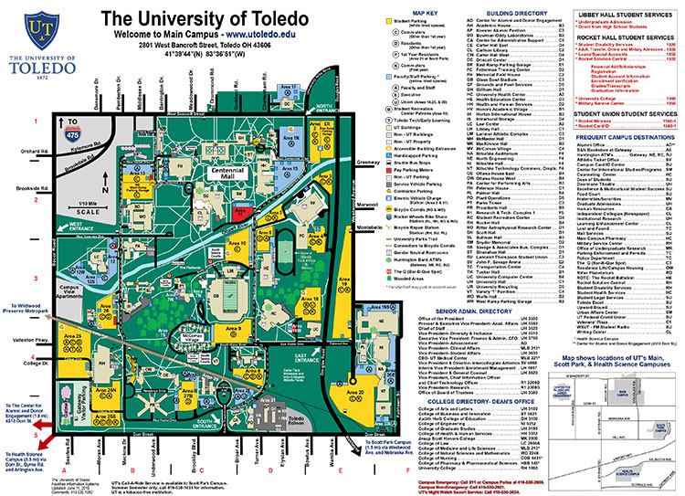 university of toledo map Rocket Soccer Camps At The University Of Toledo